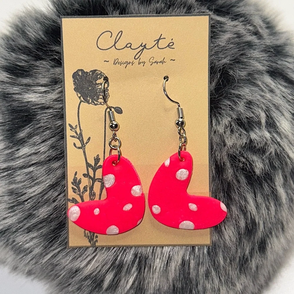 Polymer clay earrings 💖